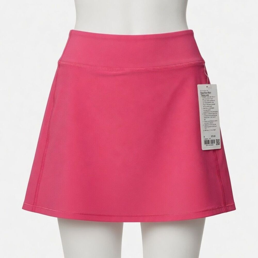NWT Lululemon Pace Rival Skirt Sz 4 15” Long Lipgloss Pink Tennis Pickleball